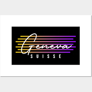 Geneva Switzerland Souvenir Gift Posters and Art